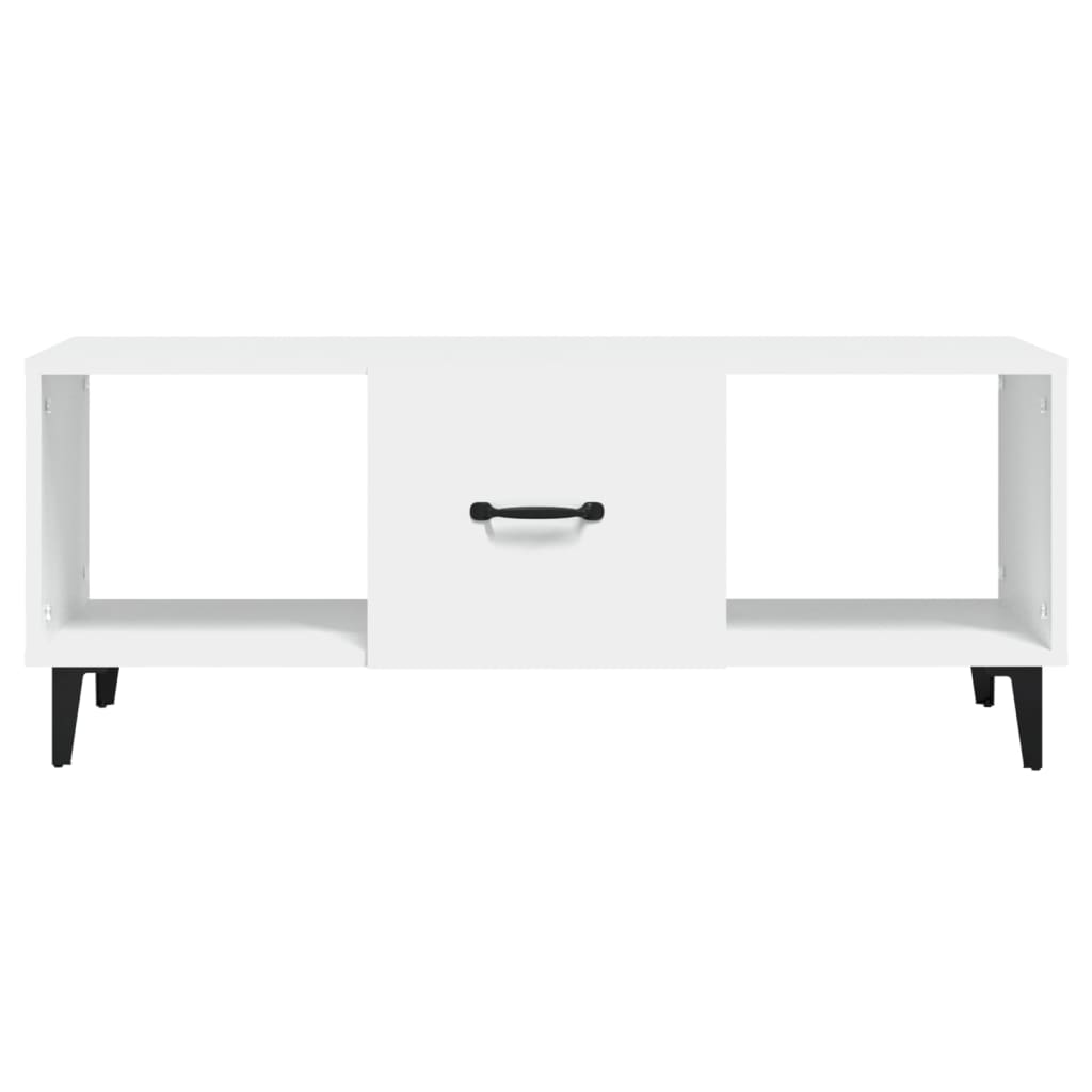 Couchtisch Weiß 102x50x40 cm Holzwerkstoff - Pazzar.ch