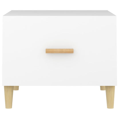 Couchtische 2 Stk. Weiß 50x50x40 cm Holzwerkstoff - Pazzar.ch
