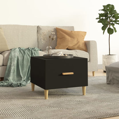 Couchtische 2 Stk. Schwarz 50x50x40 cm Holzwerkstoff - Pazzar.ch