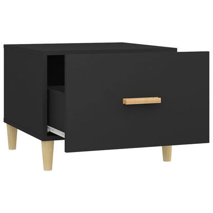 Couchtische 2 Stk. Schwarz 50x50x40 cm Holzwerkstoff - Pazzar.ch