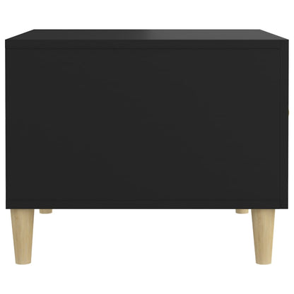 Couchtische 2 Stk. Schwarz 50x50x40 cm Holzwerkstoff - Pazzar.ch