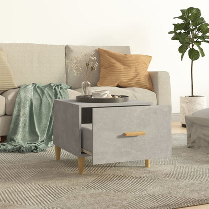 Couchtisch Betongrau 50x50x40 m Holzwerkstoff - Pazzar.ch