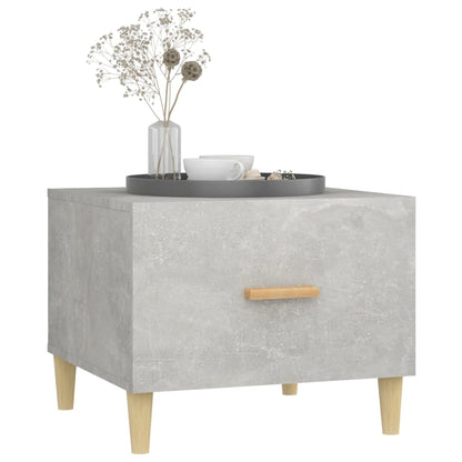 Couchtische 2 Stk. Betongrau 50x50x40 cm Holzwerkstoff - Pazzar.ch