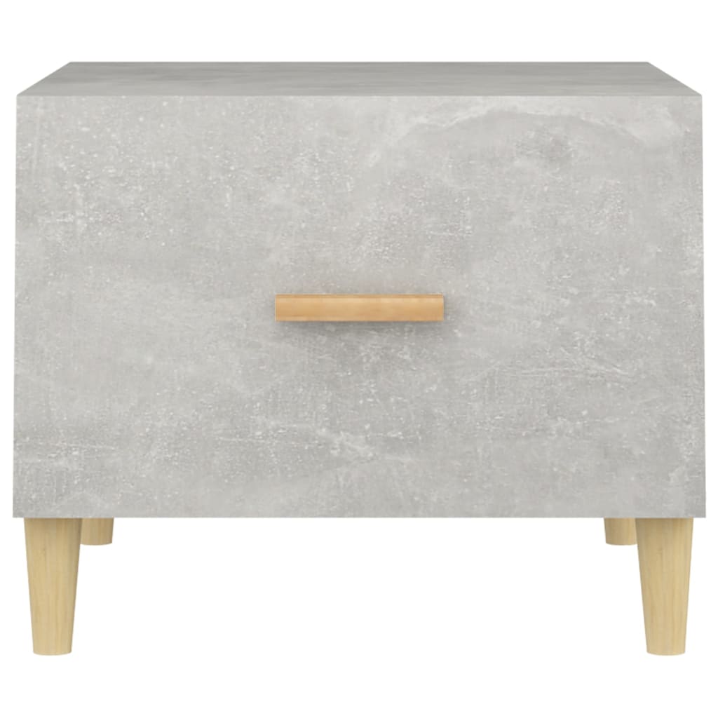 Couchtische 2 Stk. Betongrau 50x50x40 cm Holzwerkstoff - Pazzar.ch