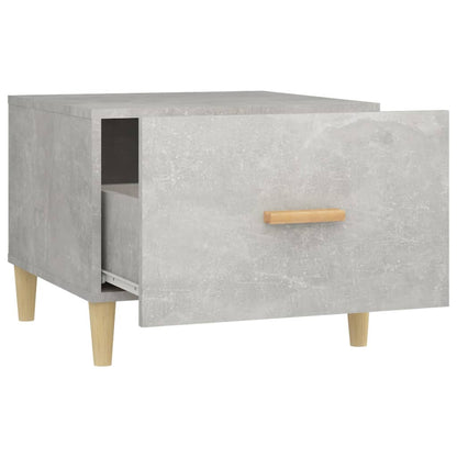 Couchtische 2 Stk. Betongrau 50x50x40 cm Holzwerkstoff - Pazzar.ch