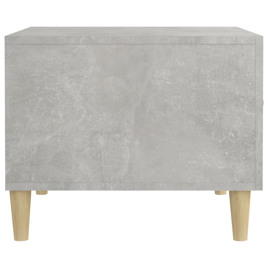 Couchtische 2 Stk. Betongrau 50x50x40 cm Holzwerkstoff - Pazzar.ch