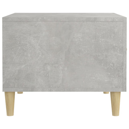 Couchtische 2 Stk. Betongrau 50x50x40 cm Holzwerkstoff - Pazzar.ch