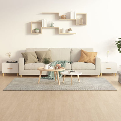 Couchtische 2 Stk. Hochglanz-Weiß 50x50x40 cm Holzwerkstoff - Pazzar.ch