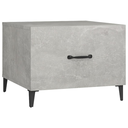 Couchtische mit Metallbeinen 2 Stk. Betongrau 50x50x40 cm - Pazzar.ch