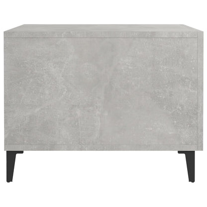 Couchtische mit Metallbeinen 2 Stk. Betongrau 50x50x40 cm - Pazzar.ch