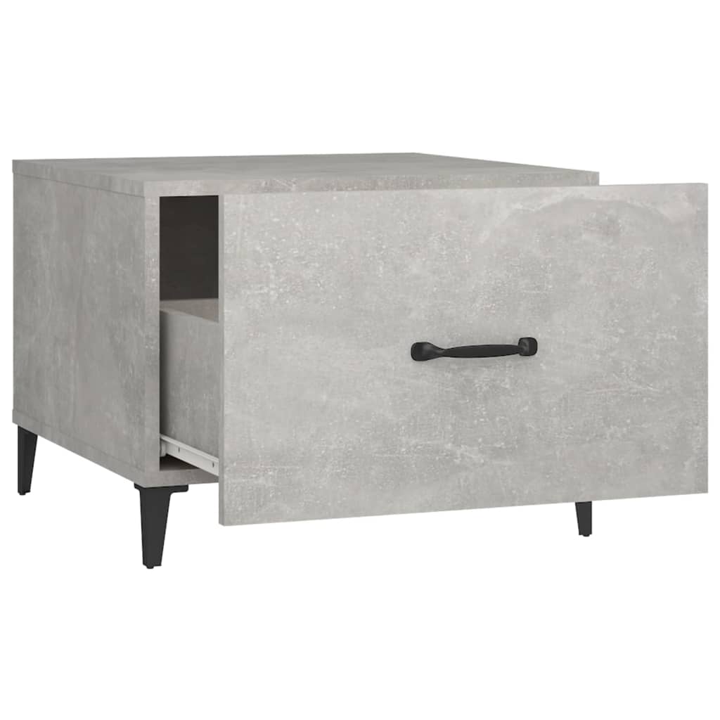 Couchtische mit Metallbeinen 2 Stk. Betongrau 50x50x40 cm - Pazzar.ch
