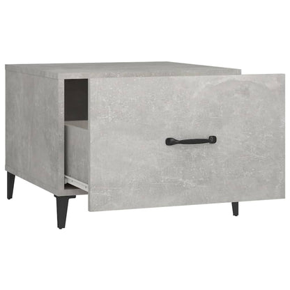 Couchtische mit Metallbeinen 2 Stk. Betongrau 50x50x40 cm - Pazzar.ch
