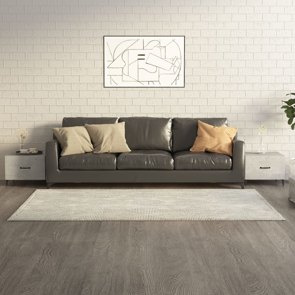 Couchtische mit Metallbeinen 2 Stk. Betongrau 50x50x40 cm - Pazzar.ch