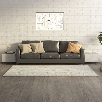Couchtische mit Metallbeinen 2 Stk. Betongrau 50x50x40 cm - Pazzar.ch
