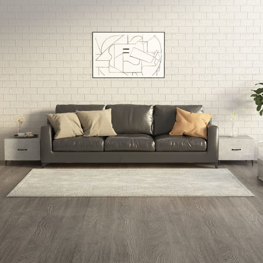 Couchtische mit Metallbeinen 2 Stk. Betongrau 50x50x40 cm - Pazzar.ch