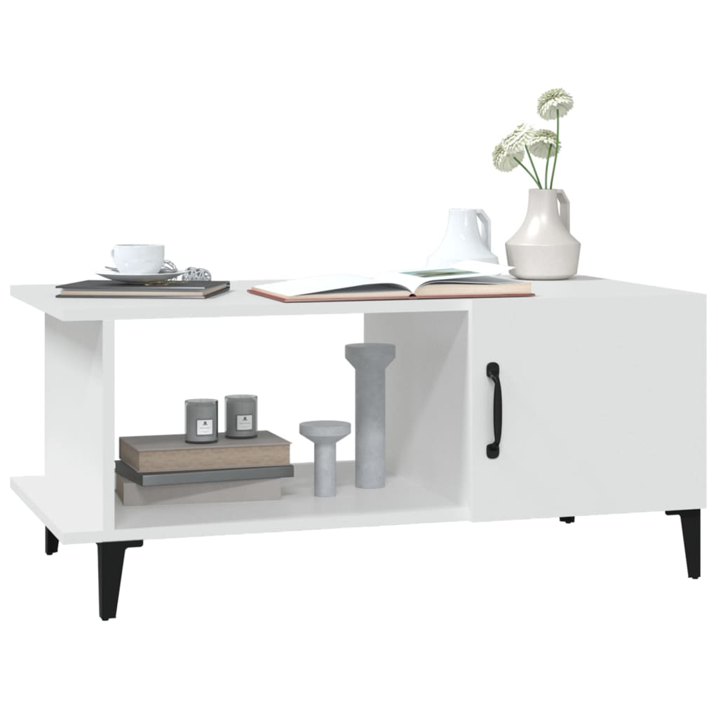 Couchtisch Weiß 90x50x40 cm Holzwerkstoff - Pazzar.ch
