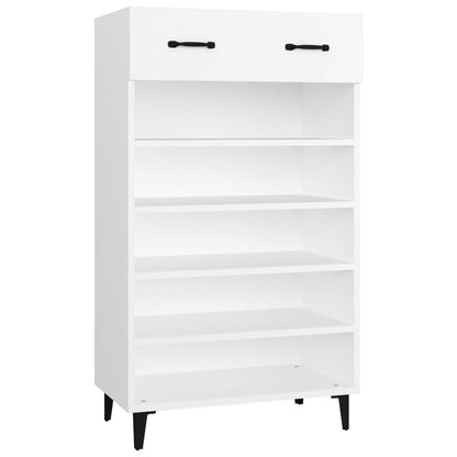 Schuhschrank Weiß 60x35x105 cm Holzwerkstoff - Pazzar.ch
