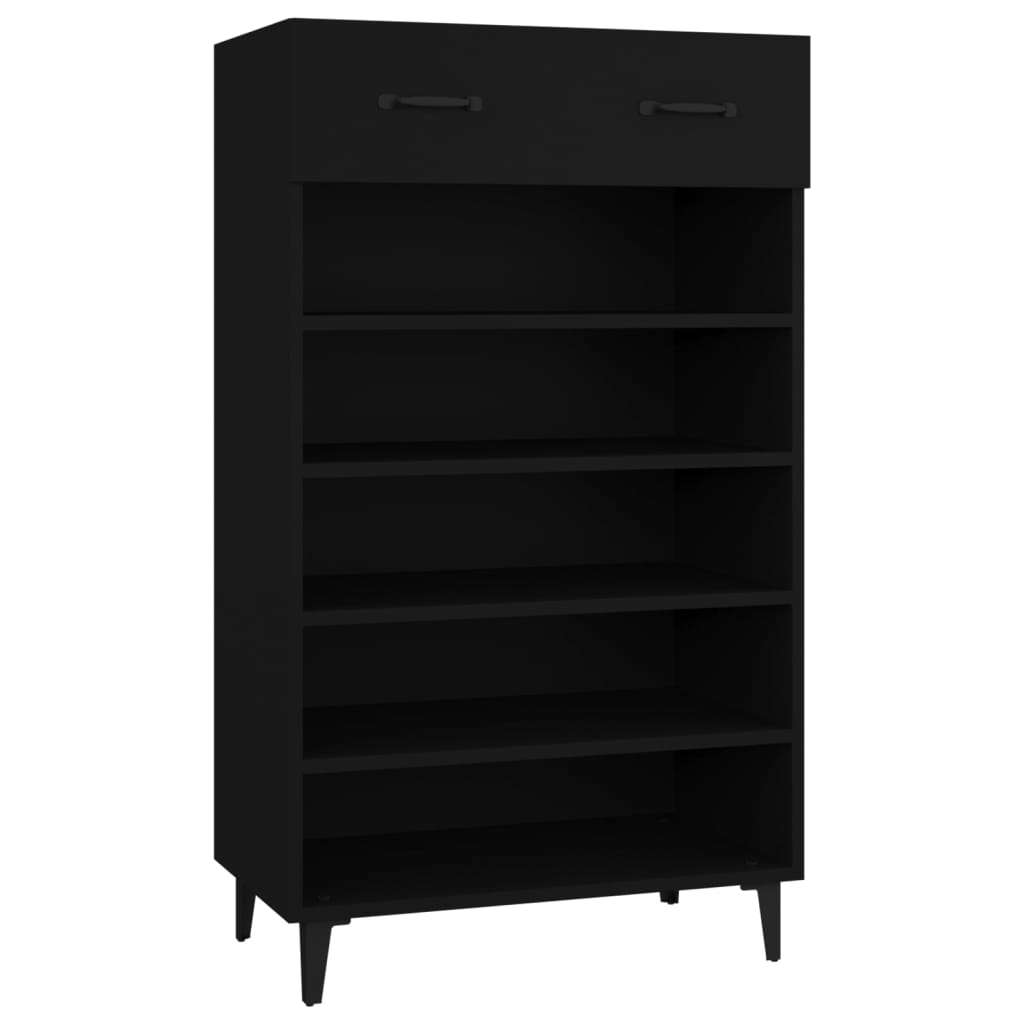 Schuhschrank Schwarz 60x35x105 cm Holzwerkstoff - Pazzar.ch