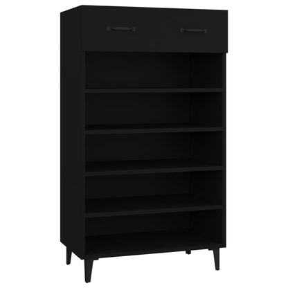 Schuhschrank Schwarz 60x35x105 cm Holzwerkstoff - Pazzar.ch