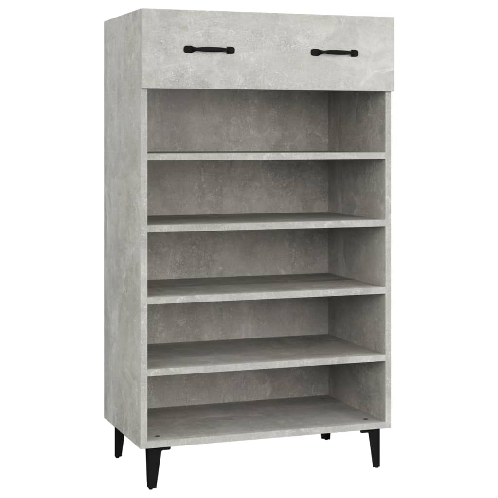 Schuhschrank Betongrau 60x35x105 cm Holzwerkstoff - Pazzar.ch