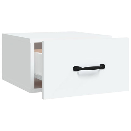 Wand-Nachttische 2 Stk. Weiß 35x35x20 cm - Pazzar.ch
