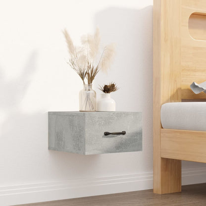 Wand-Nachttische 2 Stk. Betongrau 35x35x20 cm - Pazzar.ch