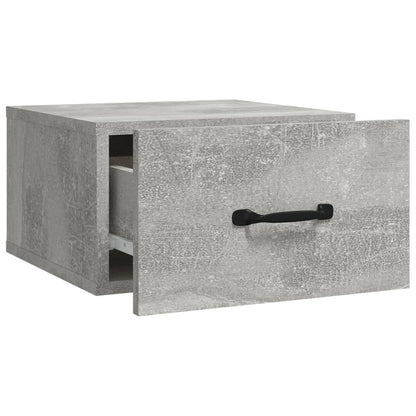 Wand-Nachttische 2 Stk. Betongrau 35x35x20 cm - Pazzar.ch