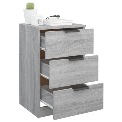 Nachttische 2 Stk. Grau Sonoma 40x36x65 cm - Pazzar.ch
