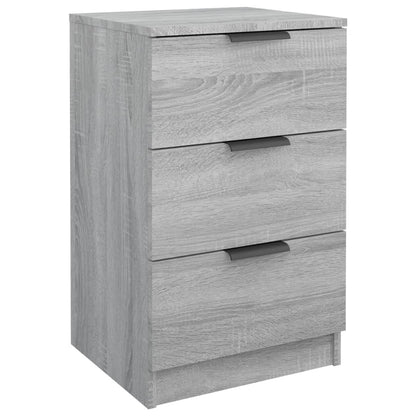 Nachttische 2 Stk. Grau Sonoma 40x36x65 cm - Pazzar.ch