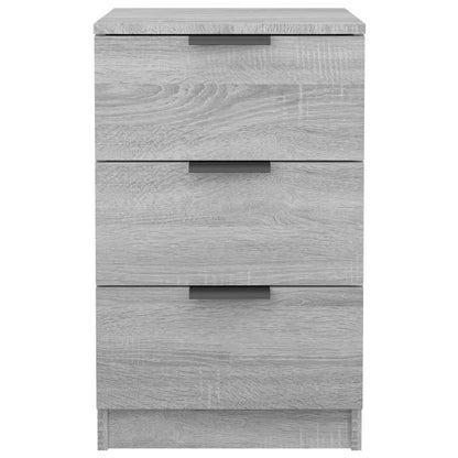 Nachttische 2 Stk. Grau Sonoma 40x36x65 cm - Pazzar.ch