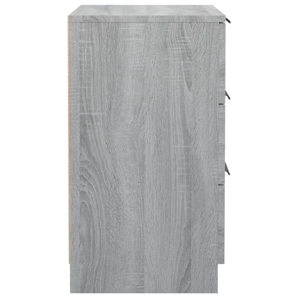 Nachttische 2 Stk. Grau Sonoma 40x36x65 cm - Pazzar.ch