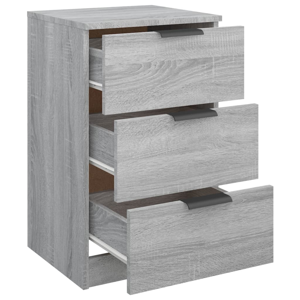 Nachttische 2 Stk. Grau Sonoma 40x36x65 cm - Pazzar.ch