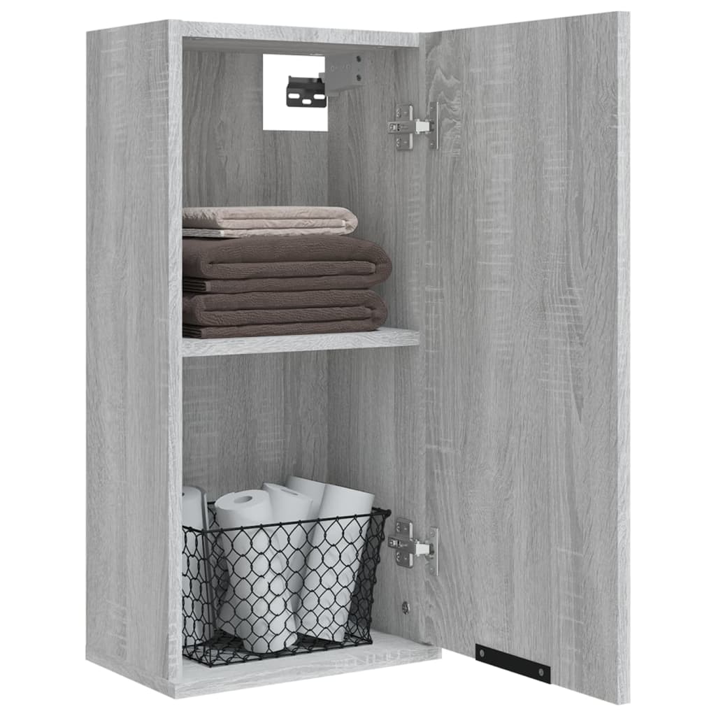 Wand-Badschrank Grau Sonoma 32x20x67 cm - Pazzar.ch