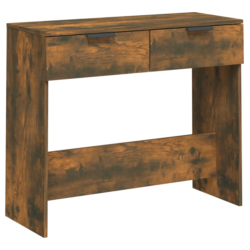 Konsolentisch Räuchereiche 90x36x75 cm Holzwerkstoff - Pazzar.ch