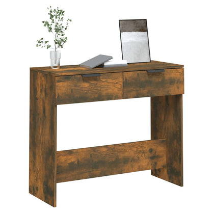 Konsolentisch Räuchereiche 90x36x75 cm Holzwerkstoff - Pazzar.ch