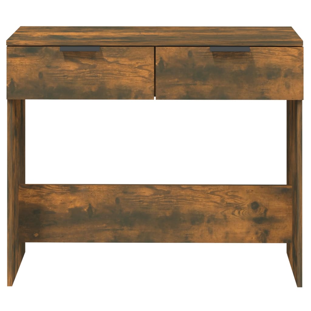 Konsolentisch Räuchereiche 90x36x75 cm Holzwerkstoff - Pazzar.ch