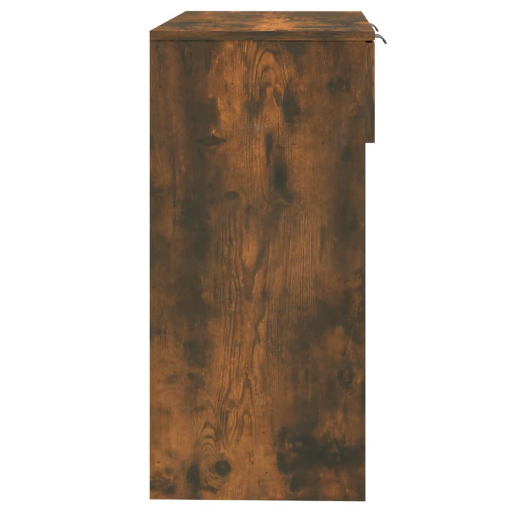 Konsolentisch Räuchereiche 90x36x75 cm Holzwerkstoff - Pazzar.ch