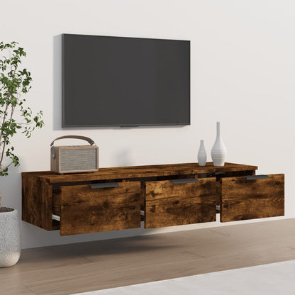 Wandschrank Räuchereiche 102x30x20 cm Holzwerkstoff - Pazzar.ch