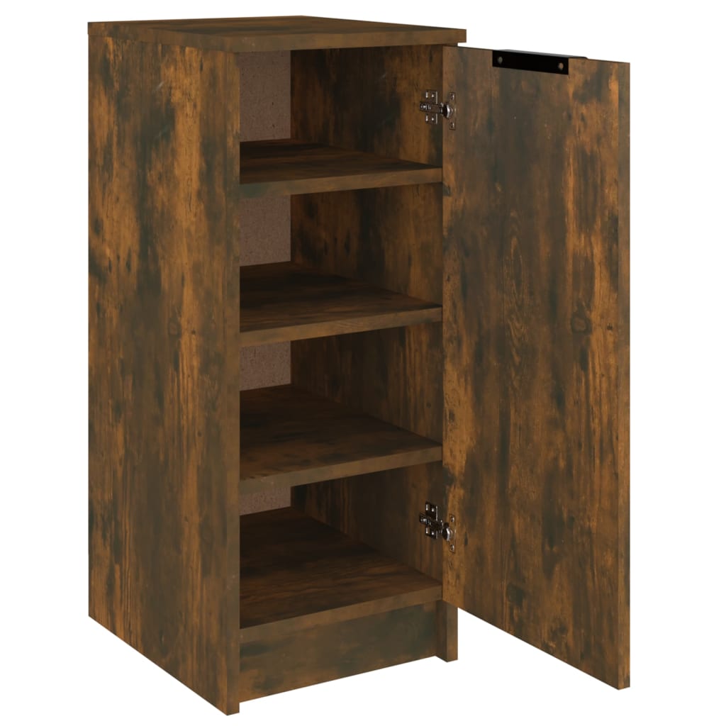 Schuhschrank Räuchereiche 30x35x70 cm Holzwerkstoff - Pazzar.ch