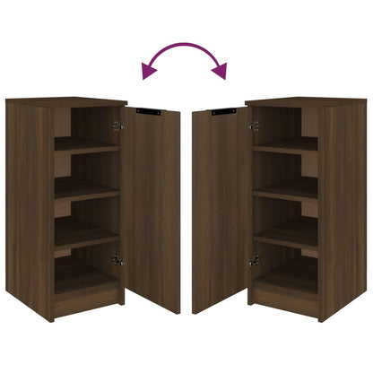 Schuhschrank Braun Eichen-Optik 30x35x70 cm Holzwerkstoff - Pazzar.ch