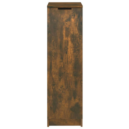 Schuhschrank Räuchereiche 30x35x100 cm Holzwerkstoff - Pazzar.ch