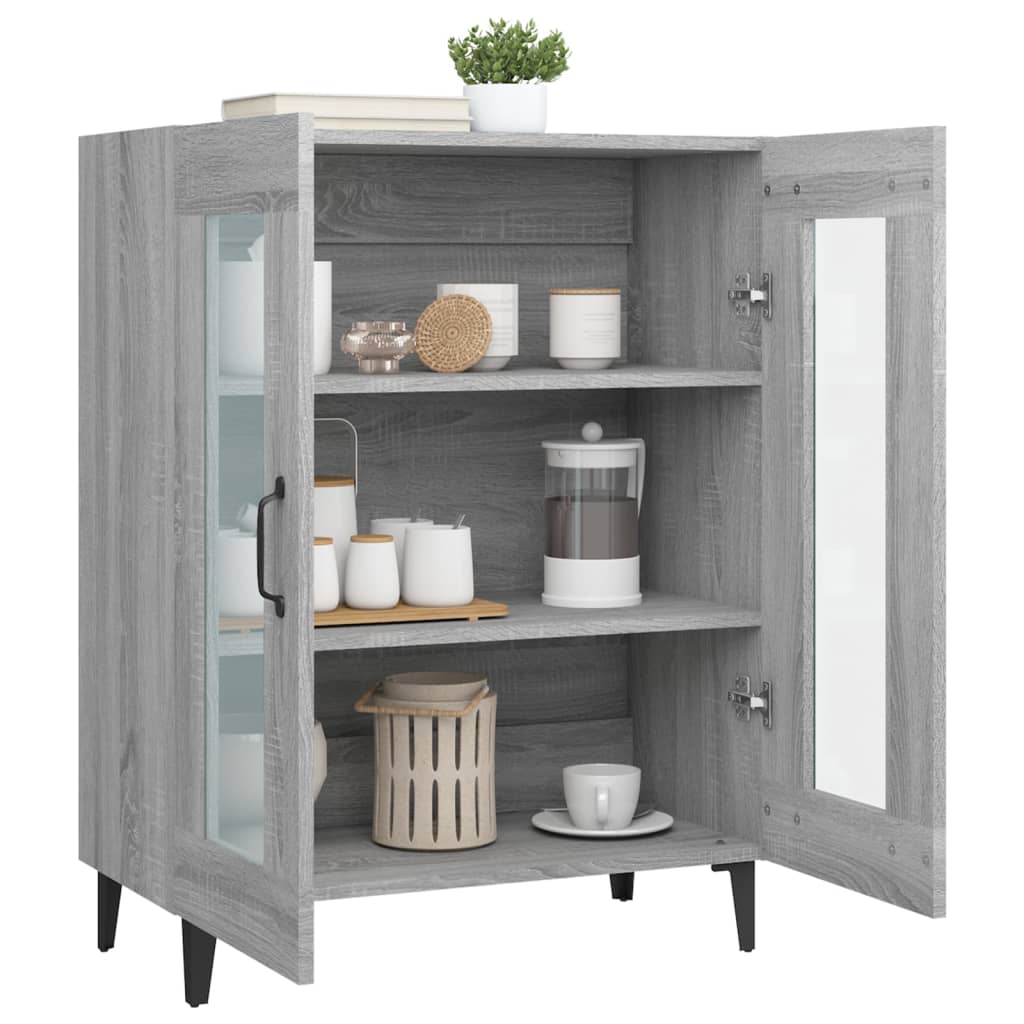 Sideboard Grau Sonoma 69,5x34x90 cm Holzwerkstoff - Pazzar.ch