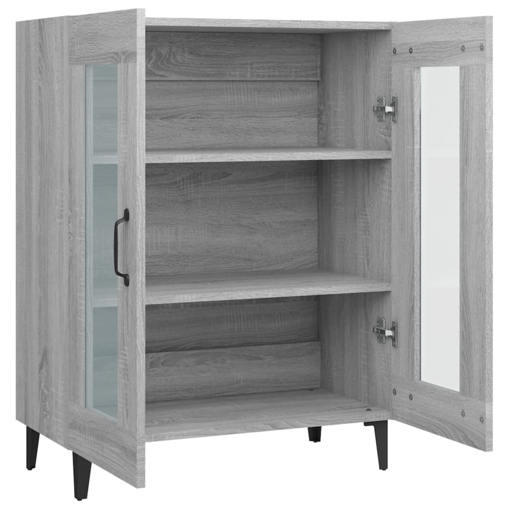 Sideboard Grau Sonoma 69,5x34x90 cm Holzwerkstoff - Pazzar.ch