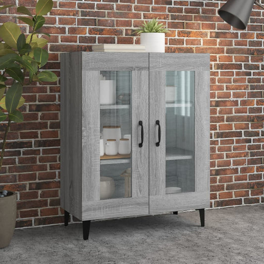 Sideboard Grau Sonoma 69,5x34x90 cm Holzwerkstoff - Pazzar.ch