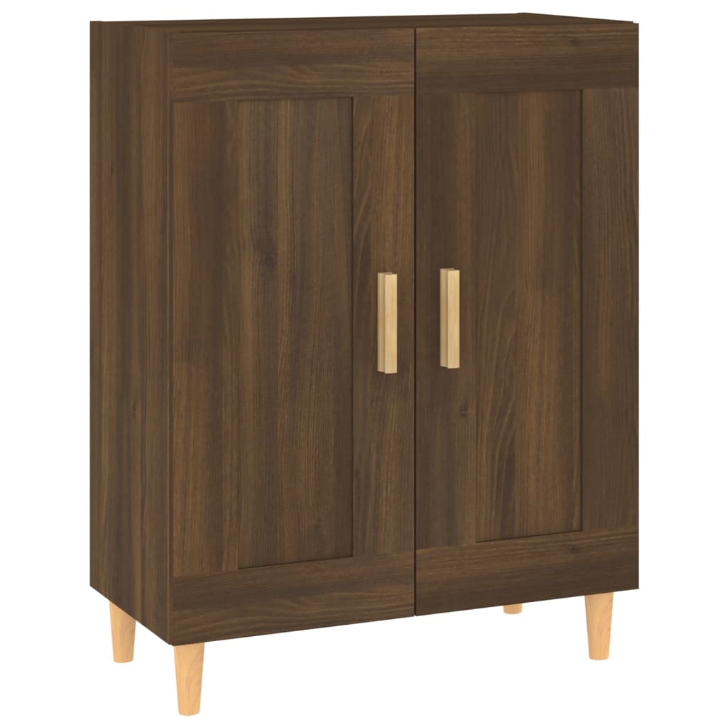 Sideboard Braun Eichen-Optik 69,5x34x90 cm Holzwerkstoff - Pazzar.ch