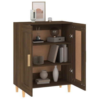 Sideboard Braun Eichen-Optik 69,5x34x90 cm Holzwerkstoff - Pazzar.ch