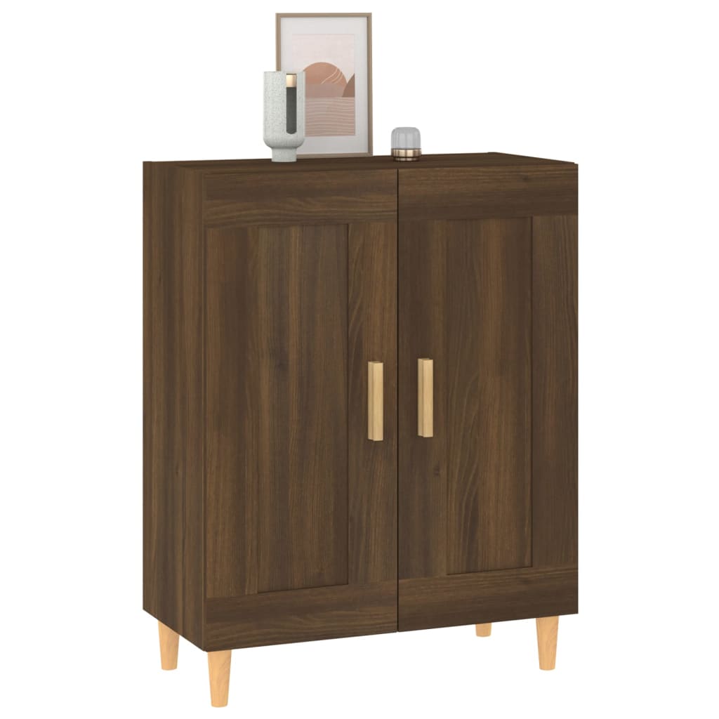 Sideboard Braun Eichen-Optik 69,5x34x90 cm Holzwerkstoff - Pazzar.ch