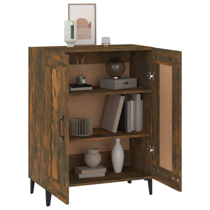 Sideboard Räuchereiche 69,5x34x90 cm Holzwerkstoff - Pazzar.ch