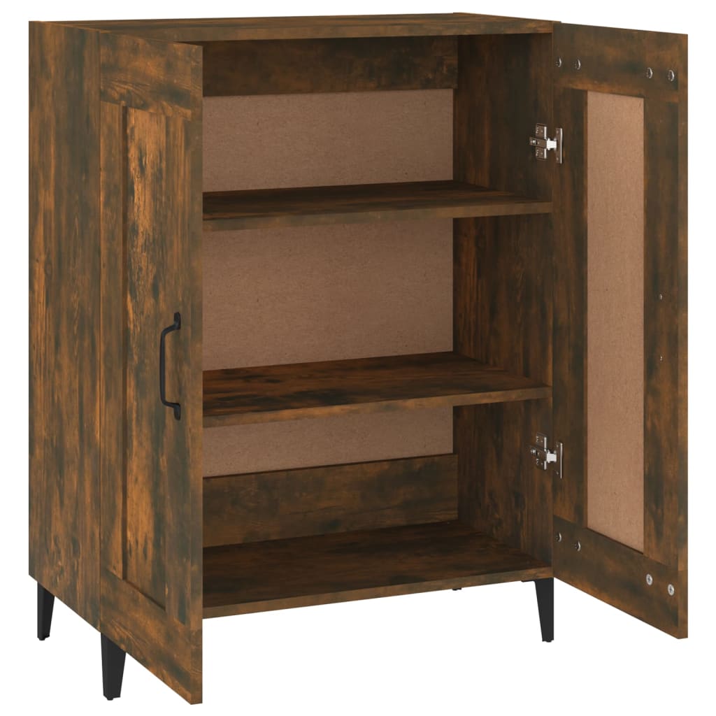 Sideboard Räuchereiche 69,5x34x90 cm Holzwerkstoff - Pazzar.ch