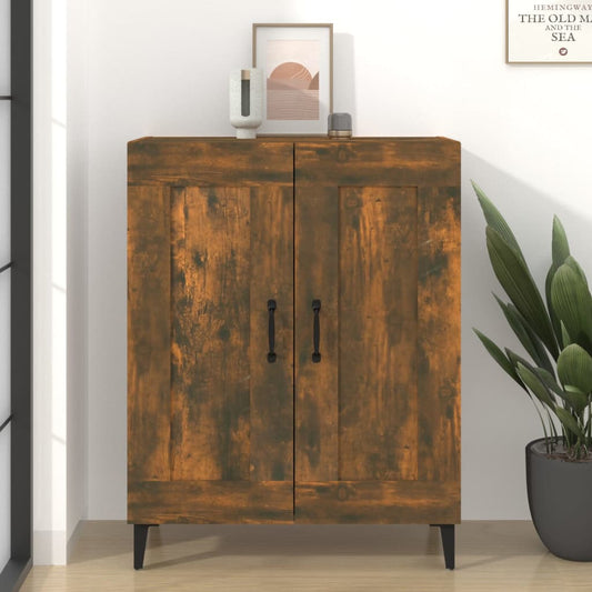 Sideboard Räuchereiche 69,5x34x90 cm Holzwerkstoff - Pazzar.ch